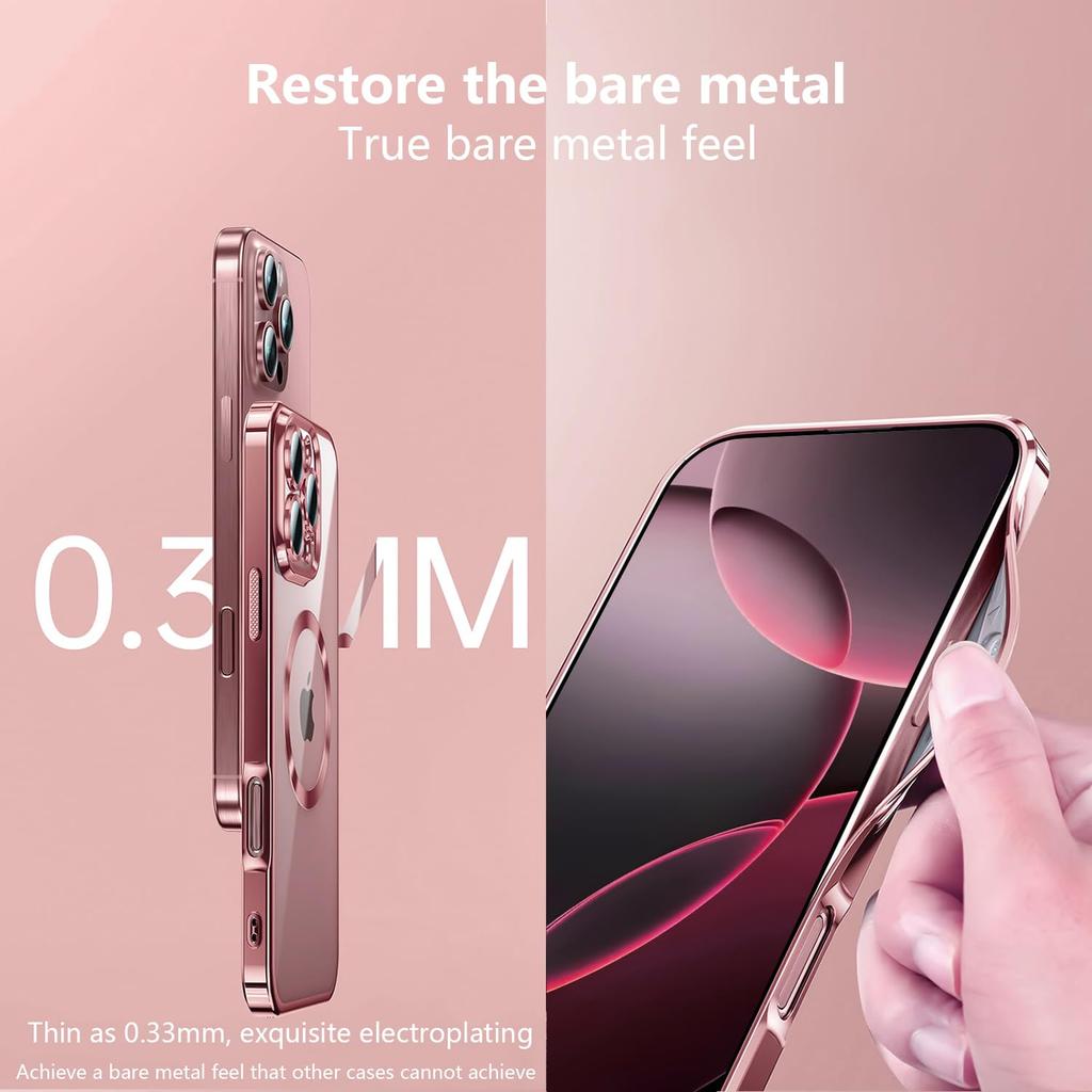 Beschichtung Weich Für Magsafe Handyhülle Für iPhone 17 16 15 14 13 12 11 Pro Max Plus Air Magnetisches Kabelloses Laden Transparente Hülle