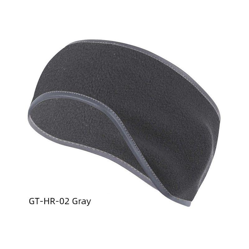 

Strip Fall and Winter. Rui Belt Reflective Riding Headwrap Headband Velvet Cold-Proof Heattech Safety Polar Fleece Ear Protection Outdoor Sports Head GT-HR-02 Gray All yards