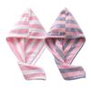 Hair Drying Cap Towel Absorbent Thickening Household Items Bathroom Bathing Dry Hair Cap Striped Shower Cap Soft Headscarf