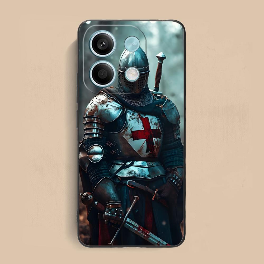 

Templar Knights Mobile Phone Case for Xiaomi Redmi Note 14 13 12 11 S Pro Plus 4G 5G Colour Printing Protective Pretty Luxury Redmi Note 11S 4G