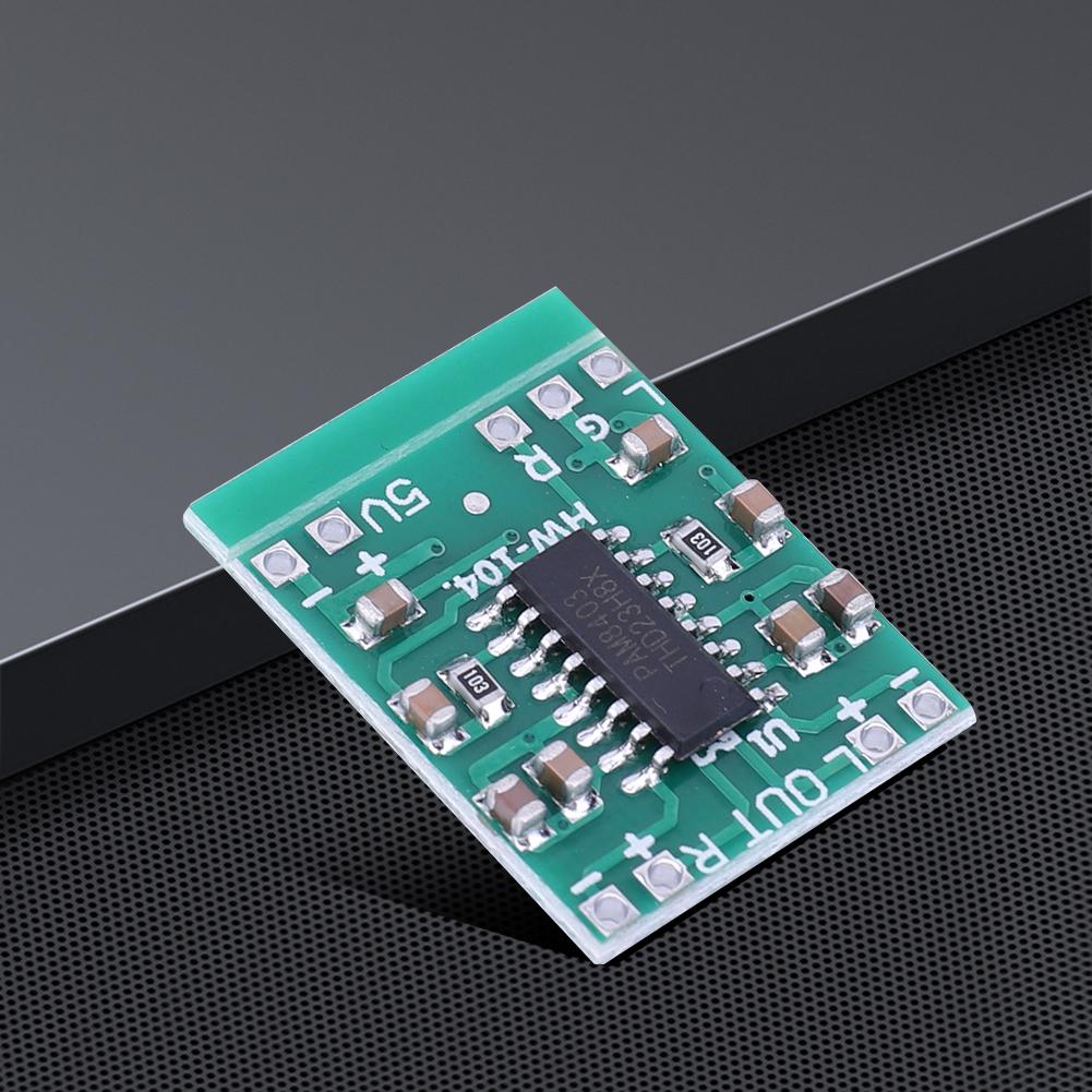 50-1PCS PAM8403 Audio Speaker Sound Amplifier Board Module DC2.5-5.5V 2*3W Mini Power Amplifier Board for Class D Stereo AudioGood product