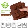 Flower Silicone Molds Rose Chocolate Candy Mould For Fat Bombs Gummy Cake Cupcake Soap Candle Decoration Wax Melts Ice Cube