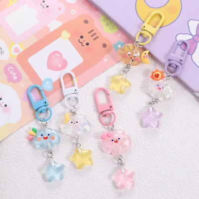 Star Starry Clouds Keychain Korean Style  Cute   Activity Gifts