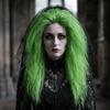 Long Grass Green Explosive Long Curl Comfortable Halloween Party Wig Halloween Party