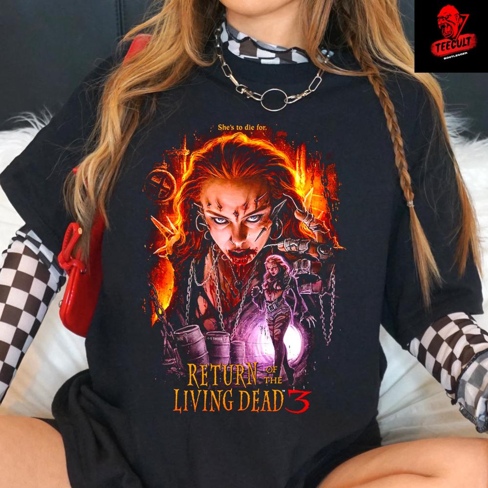 Return of the Dead Zombie Horrorfilm Unisex T-shirt Casual en Comfortabel Basislaag voor Elk Seizoen Top van Puur Katoen