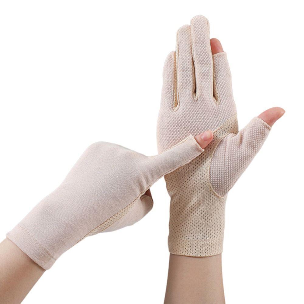 Summer Sunscreen Gloves Breathable Anti-UV Mittens Fashion Cycling Driving Gloves Women Girls