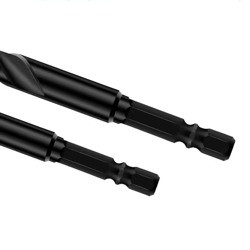 Set mit 5 Kreuzfliesenbohrern mit Dreieckspitze für den Einsatz auf Glas, Stein, Fliesen, Kunststoff, Holz, Ziegel und Betonmaterialien