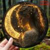 Moon Goddess Metal Wall Art For Courtyard Living Room Office Farmhouse Decor Spring Gift