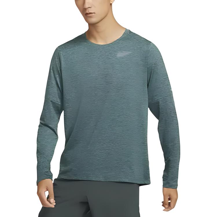 

Nike Dri-Fit Element Quick-Dry Running Crew Neck Long Sleeve T-Shirt Men Tops Green DD4755338 M