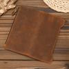 Genuine leather cash wallets vintage leather purse men women clip purse wallet luxury  designer long wallet for male female