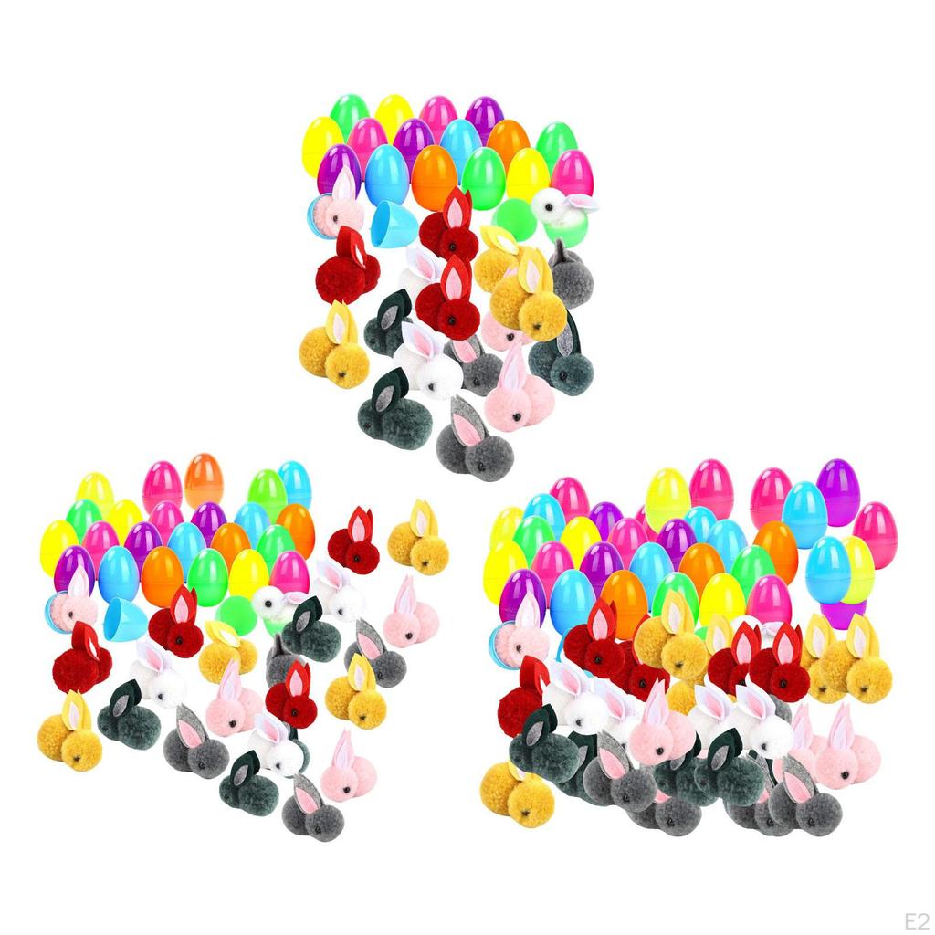 Påskeegg med kaniner Fyllbare leker til godteposer