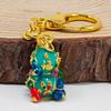 [YISHUI] Nine Gourd Keychain, Health and Longevity, Five Fortunes, Good Luck, Money Luck, Amulet, Lucky Charm, Portable, Fortune, Longevity, Joy,