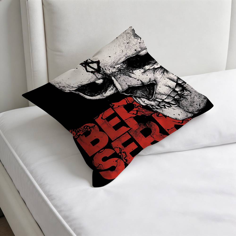 Cool BBerserk Guts Decorative Square Pillow Cover Modern Cushion Case for Living Room Bedroom