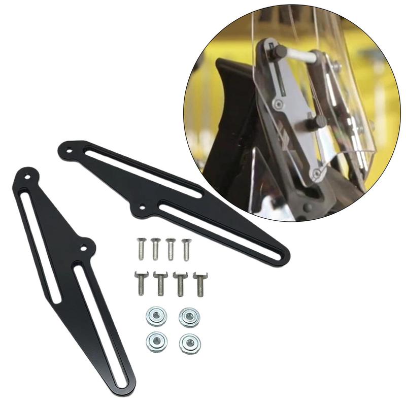 Motorcycle Windshield Adjustment Bracket Windscreen Support Kit for Tenere 700