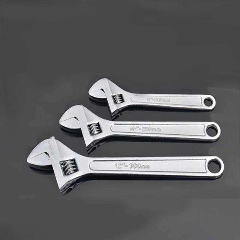 BING YU 3-Piece Adjustable Wrench Set