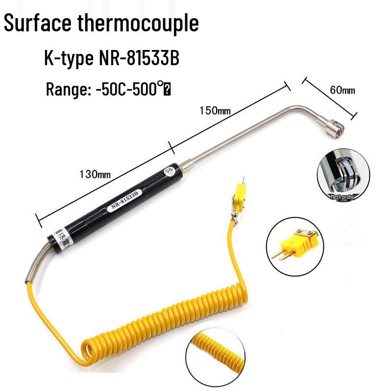 Pointed K-Type Thermocouple High Temp Liquid Probe NR-81530B