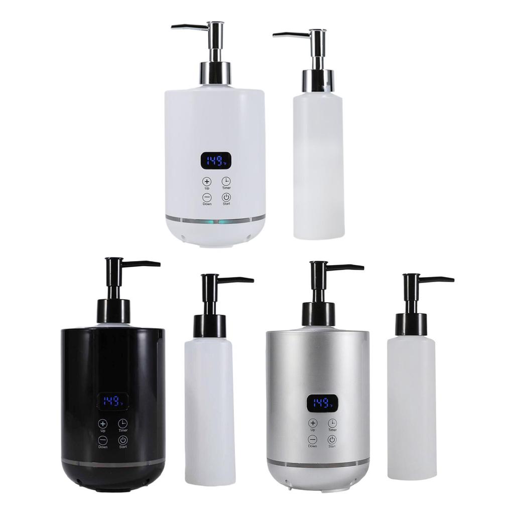 Massage Oil Warmer Home Adjustable Temperature SPA with Bottle Dispenser White