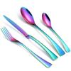 430 Stainless Steel Cutlery Set 4 Piece Set Hotel Restaurant Supplies Steak Home Creative Knife Fork and Spoon Gift Box