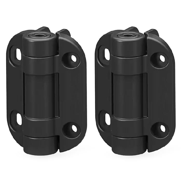 

2Pcs Adjustable Tension Spring Hinges Compacts Size Heavy Duty Damping Hinge Gate Hardware For Furniture Cabinet 1