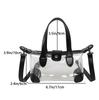 2025 Summer Jelly Bag For Women High Quality PVC Transparent Crossbody Bag Waterproof Clear Handbag Lady Fashion Hobo bag