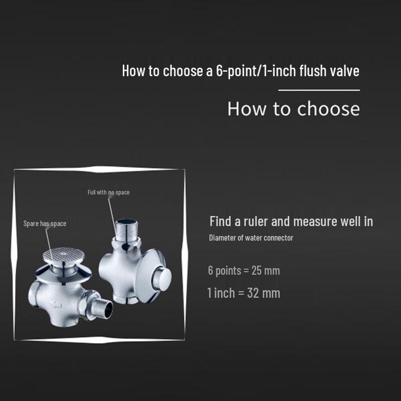 GLBO Squat Toilet Flush Valve