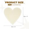 PATIKIL Basket Bottom Wood Set of for Crocheting Handmade Craft Bag Bottom Knitting Kit Heart-Shaped Base, 12x12" (30x30cm), 2, Bags, Supplies,