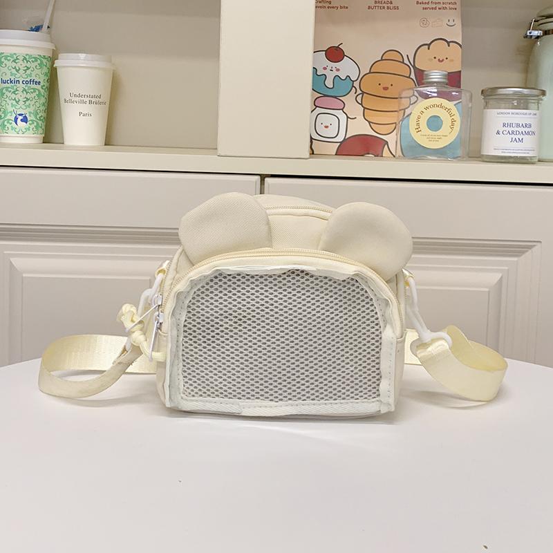 Y2K Mini Ulzzang Itabag Women Casual Crossbody Bags Transparent Pocket Small Shoulder Bag Purses and Phone Ita Bag DIY Bag