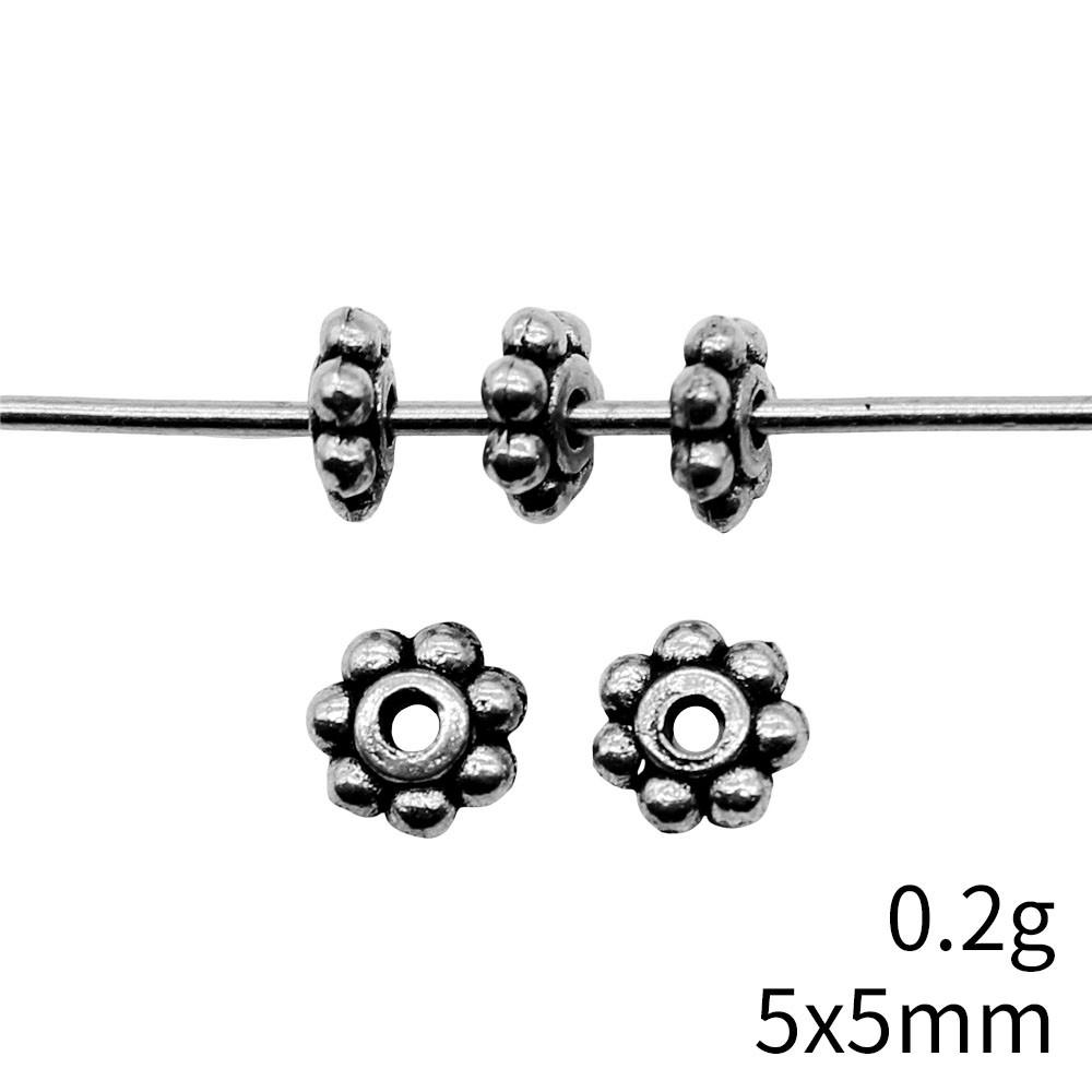 New Year's Day Jewelry Findings Small Torus Spacer Beads Accessories Parts Backpack Accessories