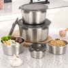 201 Stainless Steel Fresh Keeping Box with Lid Lunch Box  for Kitchen Refrigerator