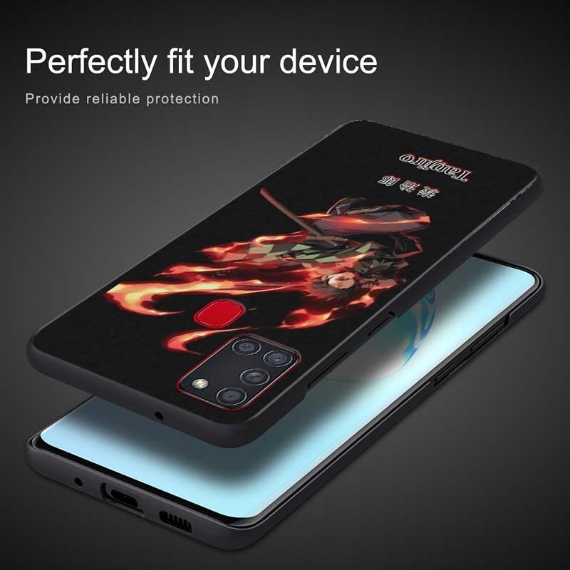 Shell For Samsung Galaxy S21 S20 S10 S9 S8 Plus Ultra 5g S10lite S10e S7edge S20 S21 Fe Cover Case Demon Slayer Kimetsu Anime