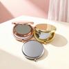 Double-Sided Metal Pocket Mirror - DIY Engraving Handheld Makeup Mirror