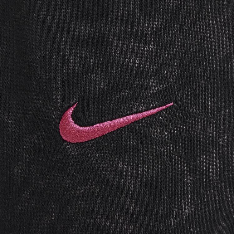Nike Logo Drawstring Mid-Rise Tapered Knit Joggers Men Joggers Black FZ4174-010