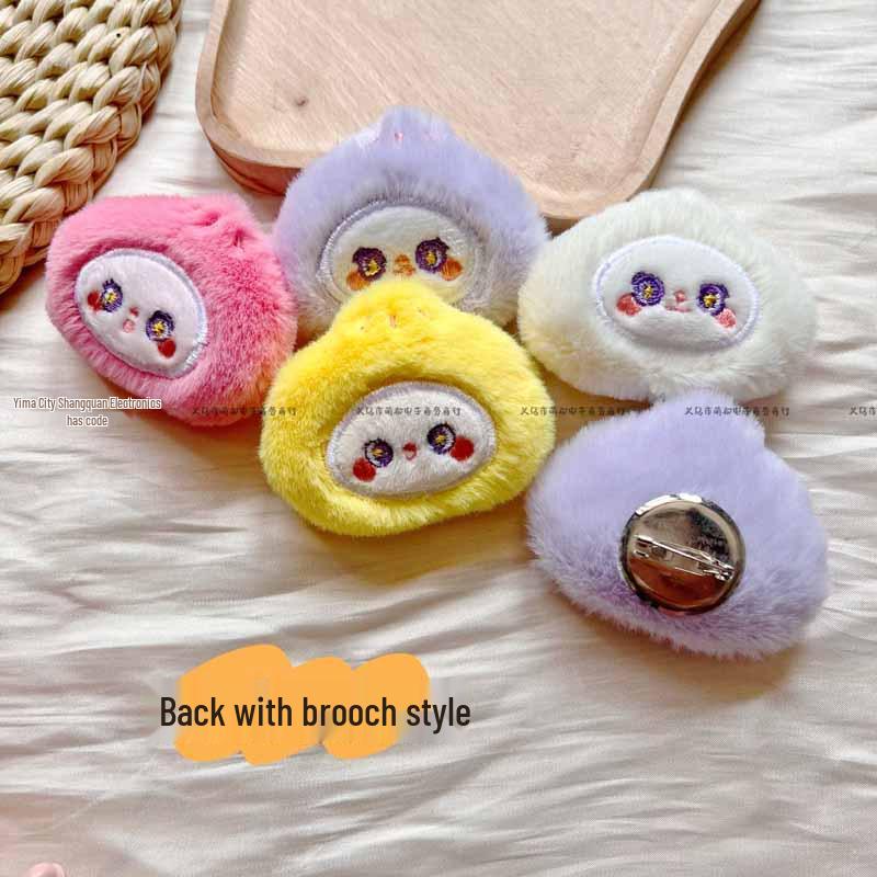 Cartoon Plush Cute Steamed Bun Doll: Hair Accessories, Shoes, Socks, Bags, Brooches, Decorative Accessories