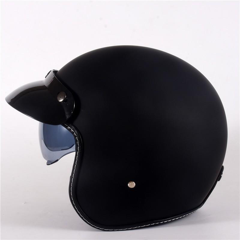 ECE 22.06 Certified Half Face Motorcycle Helmet Electric Scooter Riders Retro Style EPS Foam Unisex Adult Size S To XL