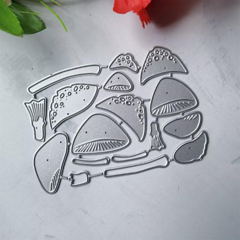 Metal Die Cuts Splicing Mushroom Embossing Stencil Cutting Dies for Card Making Scrapbooking Paper Craft DIY Template