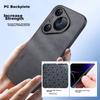 Huawei Pura70 Phone Case, Huawei P70 Protective Cover, Shockproof Full-Coverage Soft Case, Simple Luxury Silicone Outer, WoAnd Leather Case, Black