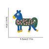 10PCS/Set Cartoon Pony Patten DIY Clothing Accessories Funny No Adhesive Backing Playful Patch Multi-Function 6 Styles