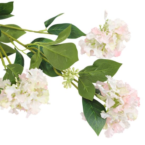3 Branch Artificial Flower Bouquet with 3-Head Blooms Realistic Faux Silk Flower Bouquet with Stem for Wedding Party Home Office Decor