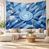 Arazzo da Parete Manchester City, Tessuto Morbido da Appendere, Sfondo Decorativo per Camera da Letto, Arte da Parete per la Casa