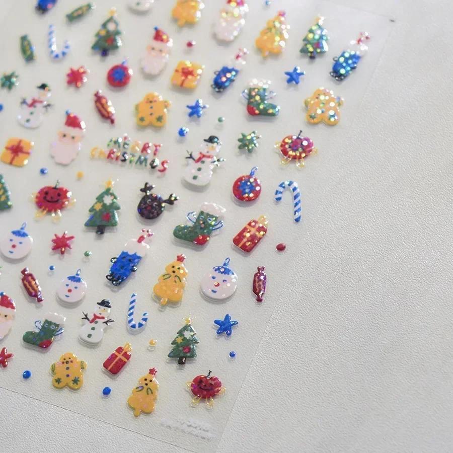 Beach Shell Swim Ring Bikini Watermelon Cat Ice Cream Crab Sunglass Coconut Tree Flowers Fruits Nail Art Stickers Decals