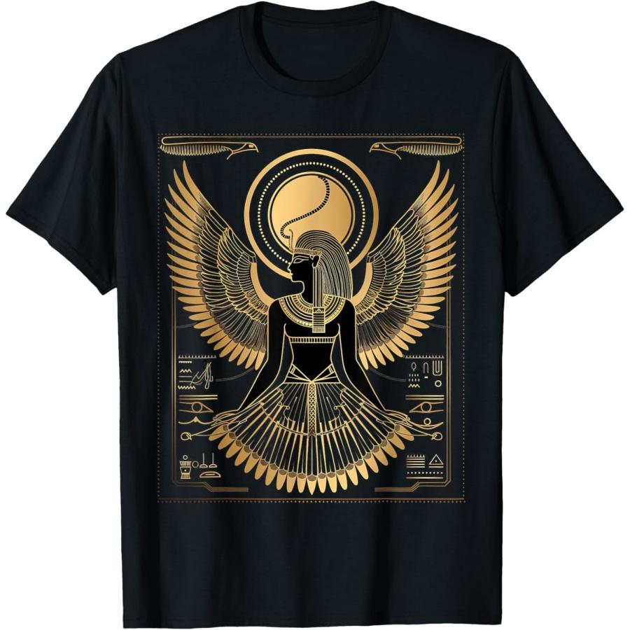 Egyptian Ancient Female God Pharaoh Egypt Sphinx T-Shirt(1)