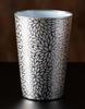 Transparent Platinum Tumbler with Chrysanthemum Wooden Made in Japan J-kitchens Ultra-Thin, Design, 370ml, Box,