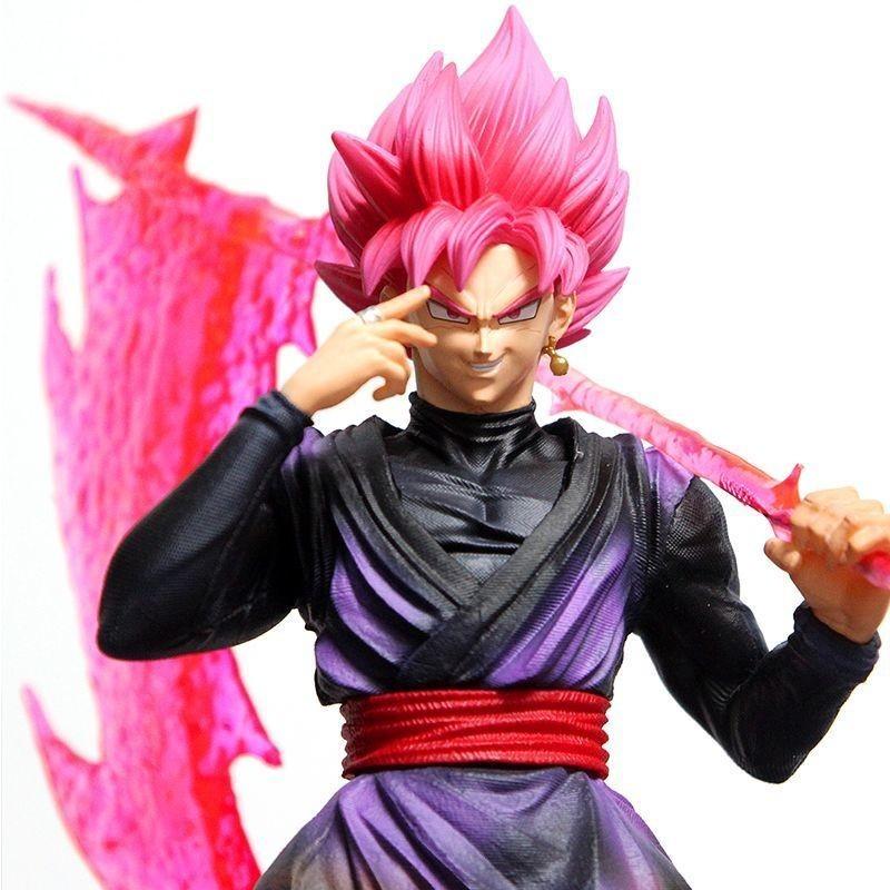 37Cm Dragon Ball Super Saiyan Ros Goku Standing Figure Anime Model Statue Collection Desktop Decoration Ornament Toy Gift