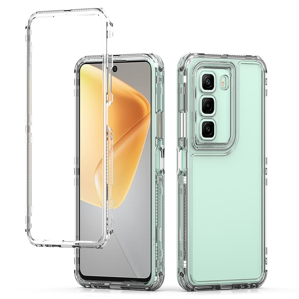 

For Infinix Hot 50 4G Case Anti-Scratch Acrylic+TPU Clear Phone Cover Style A