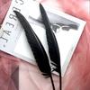 Bulk Long Colorful Goose Wing Feathers Pen Ballpoint Pen Metal Pretty Party Wedding Gift Craft Special Events