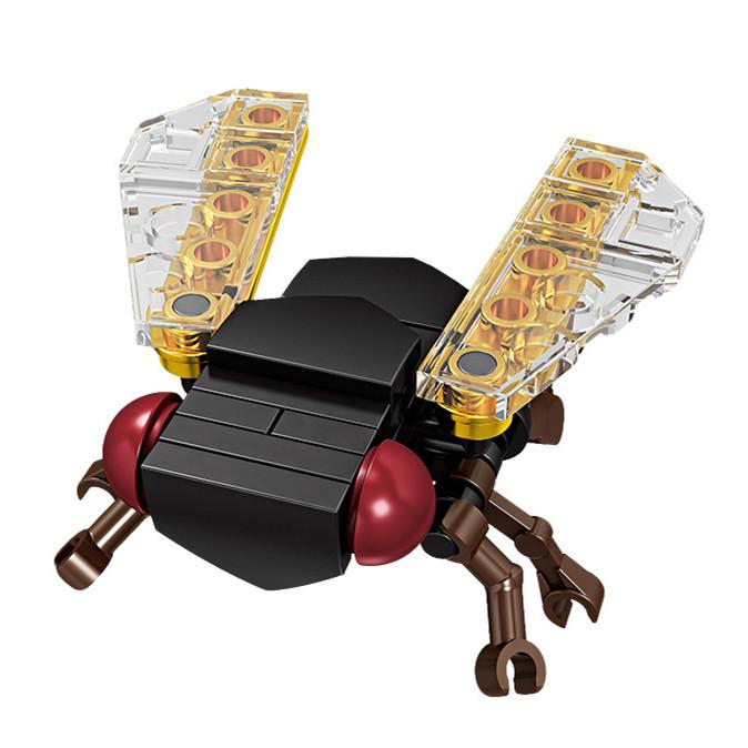 MOC Cartoon Animals Building Blocks Cute Insect Butterfly Mantis Model Home Decoration Puzzle Assemble Toys For Kid Gifts