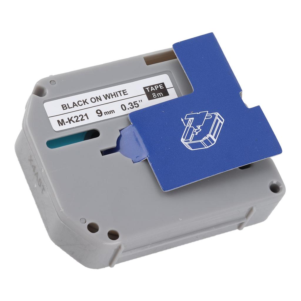 Etiket Şeridi Yedek Siyah Beyaz 23ft Uzunluk Net Baskı Etiket Yazıcı Şeridi LM210D 420 LM500TS İçin