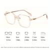 5PCS Reading Glasses for Women Original Pochromic Anti Radiation Eyeglasses Women Men Square Frame Ultra-light
