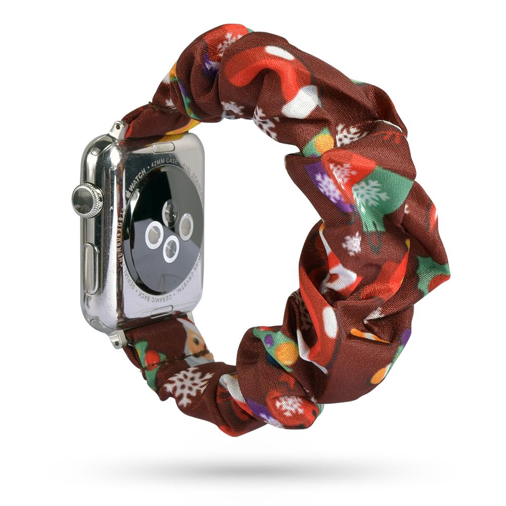 Scrunchie Strap for apple watch band 44mm 40mm 45mm 41mm 38mm 42mm 49mm correa bracelet iwatch series 4 5 6 3 SE 7 8 9 ultra 2