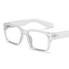 Trending Square Anti Blue Light Glasses Mens Computer Reading Optical Prescription Eyewear Hyperopia Finished Frame